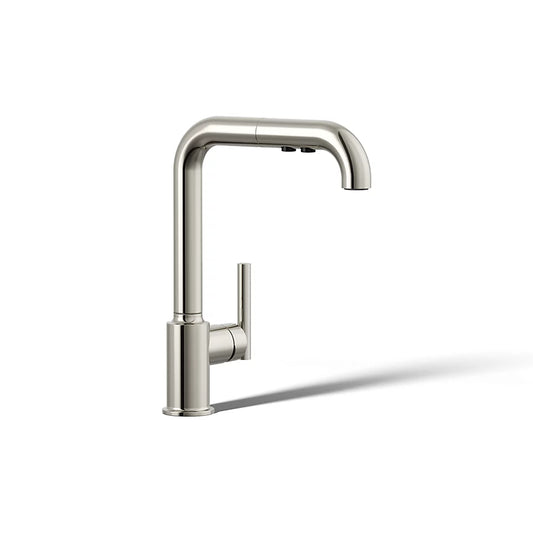 Purist Pull-Out Kitchen Sink Faucet w/ Three-Function Sprayhead