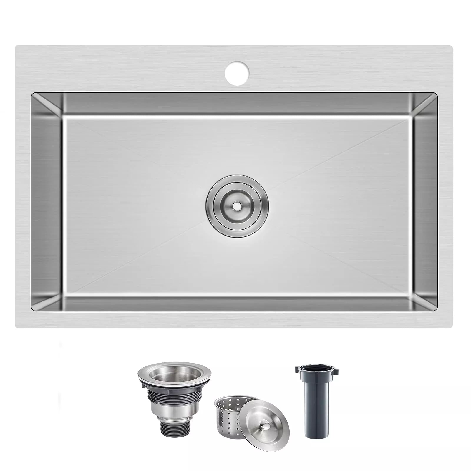 Summit Stainless Steel Topmount Kitchen Sink