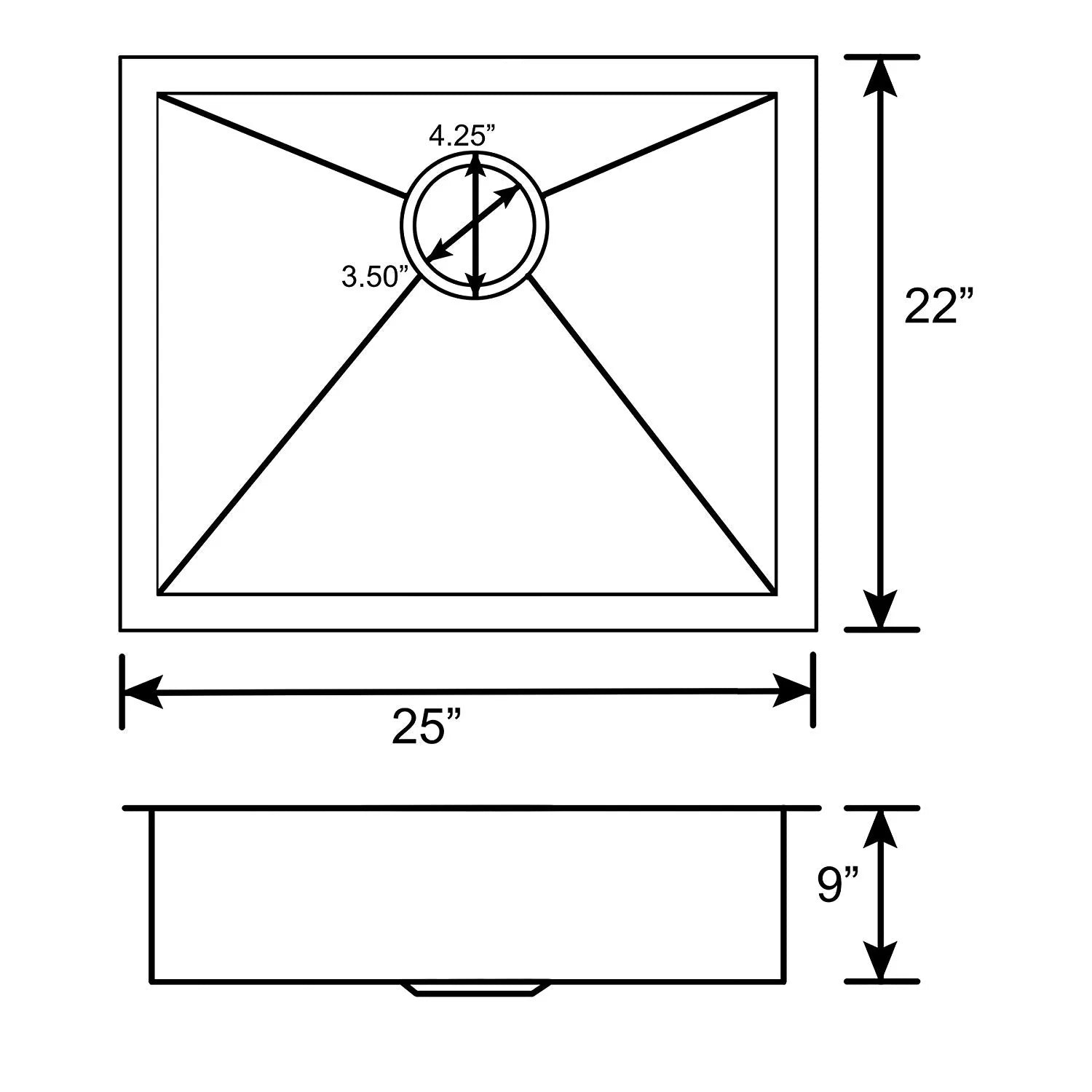 Core 18 Gauge Undermount Kitchen Sink