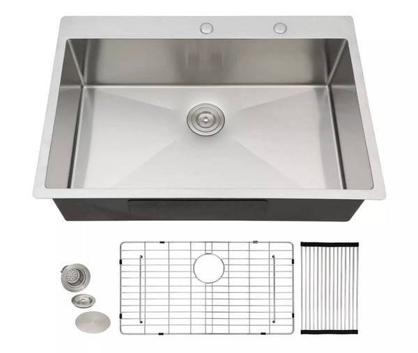 Summit Stainless Steel Topmount Kitchen Sink