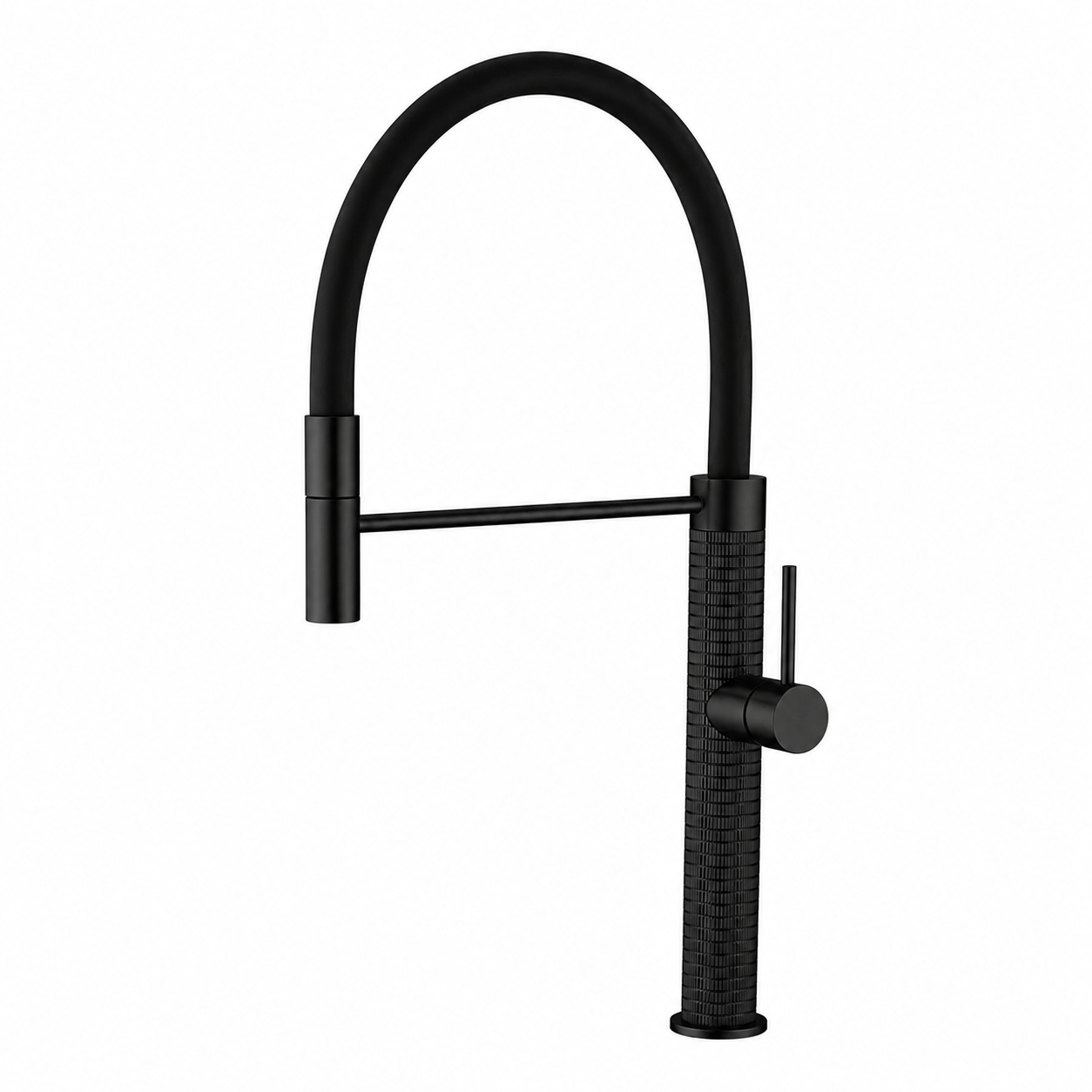 Montro Single-Handle Gooseneck Pull-Down Kitchen Faucet