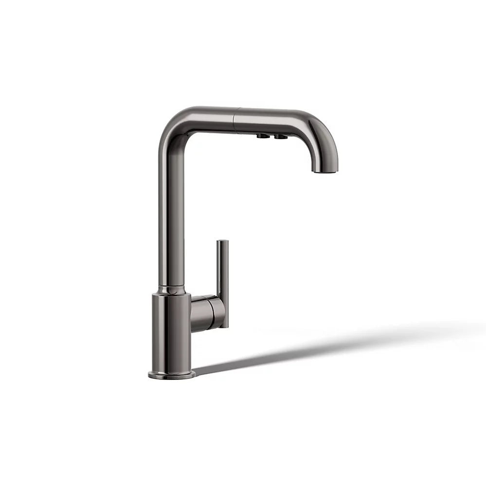 Purist Pull-Out Kitchen Sink Faucet w/ Three-Function Sprayhead