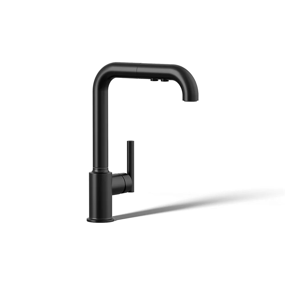 Purist Pull-Out Kitchen Sink Faucet w/ Three-Function Sprayhead
