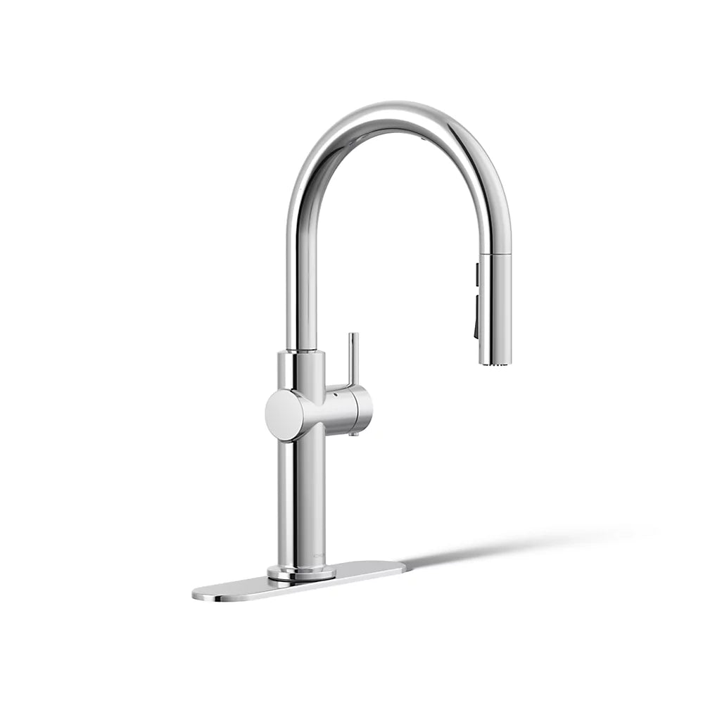 Pull-down kitchen sink faucet