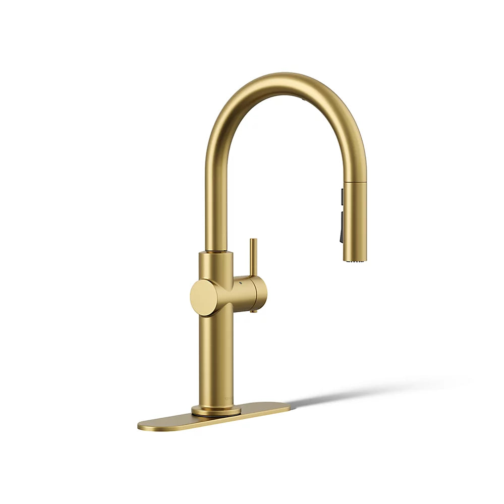 Pull-down kitchen sink faucet