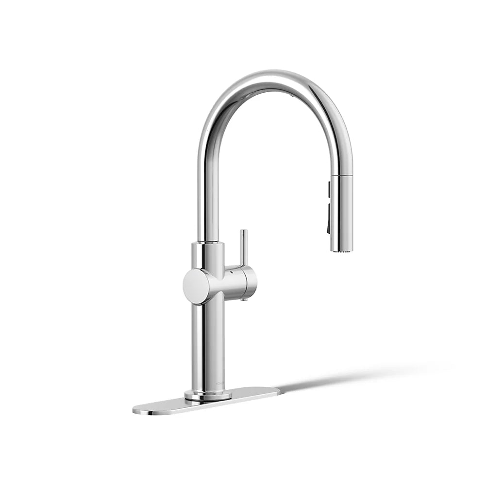 Pull-down kitchen sink faucet