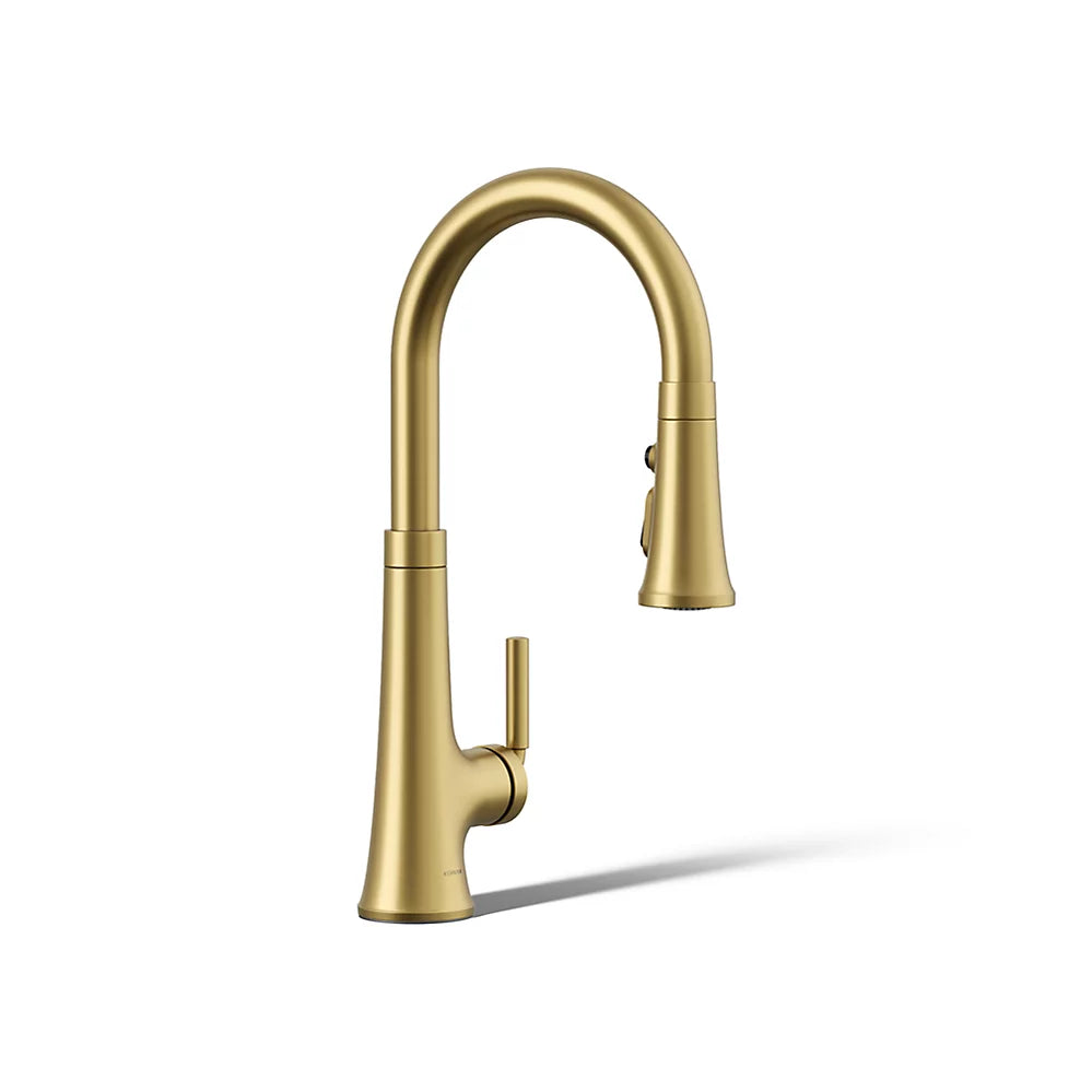 Pull-down kitchen sink faucet