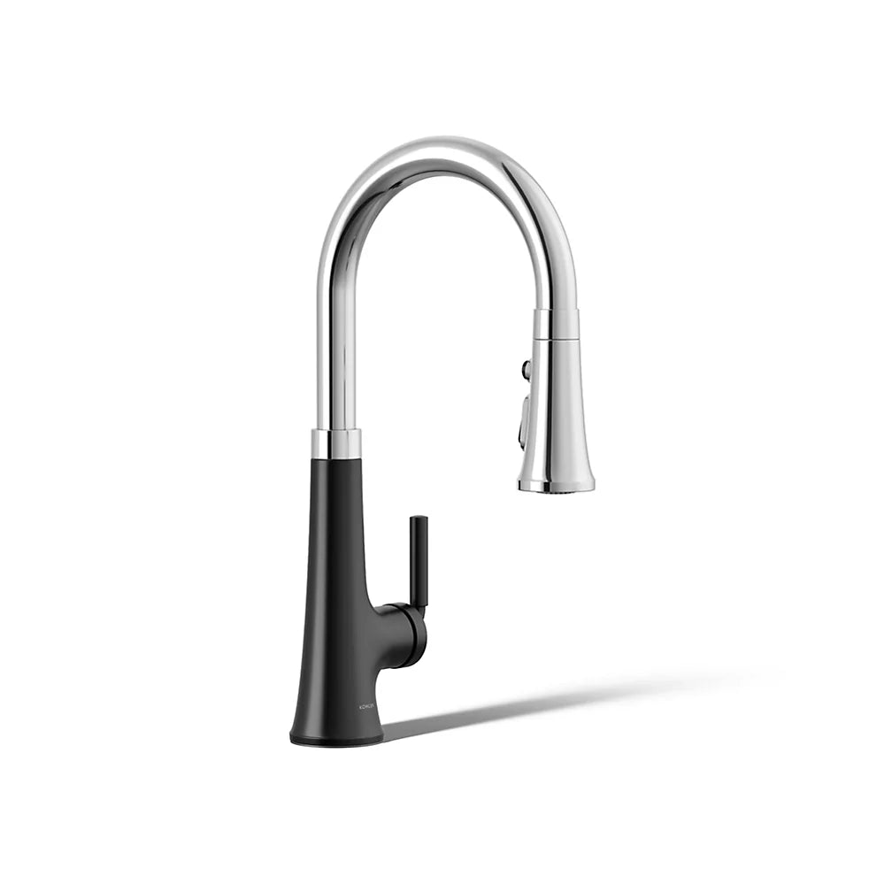 Pull-down kitchen sink faucet