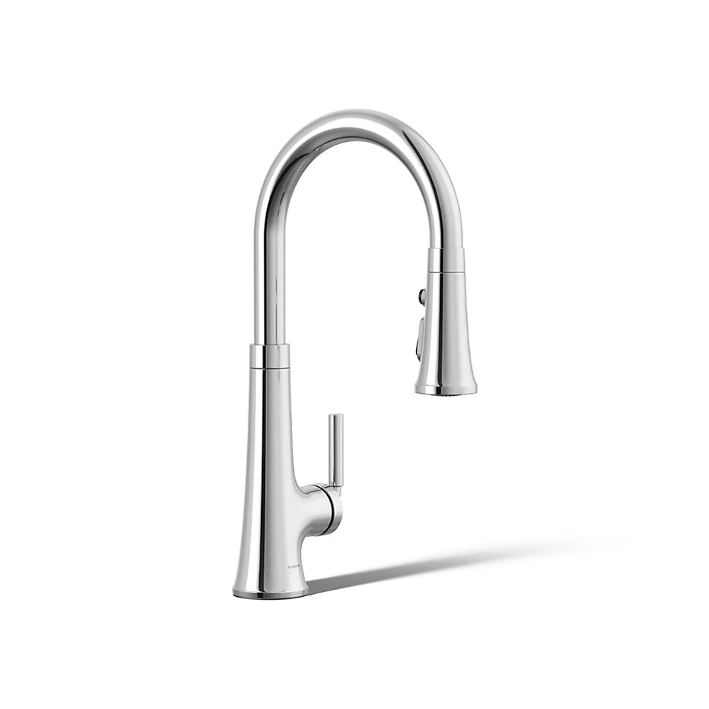 Pull-down kitchen sink faucet
