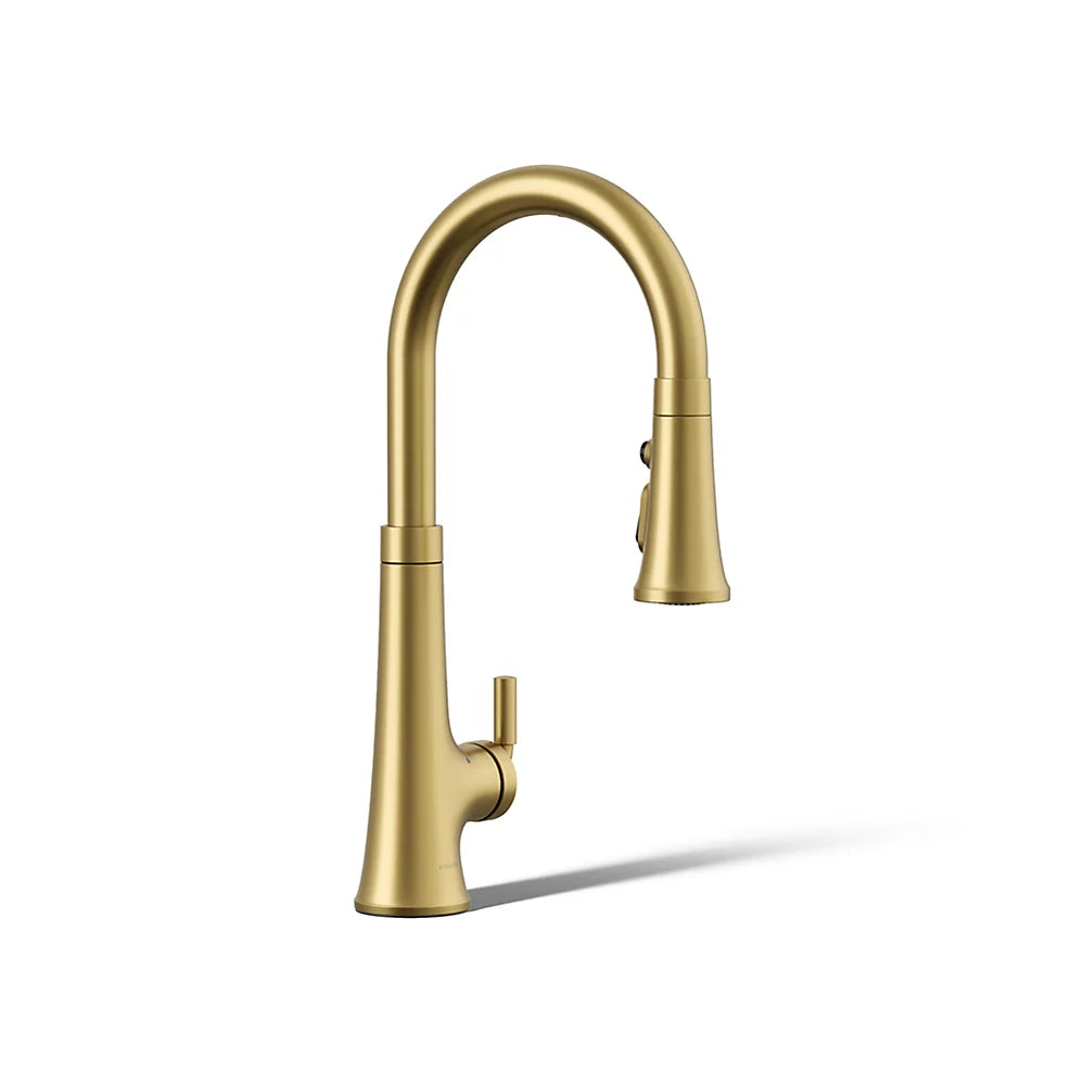 Pull-down kitchen sink faucet