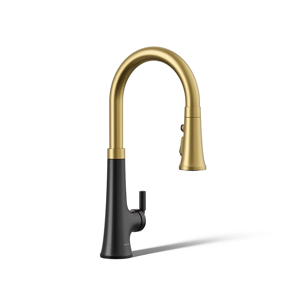 Pull-down kitchen sink faucet