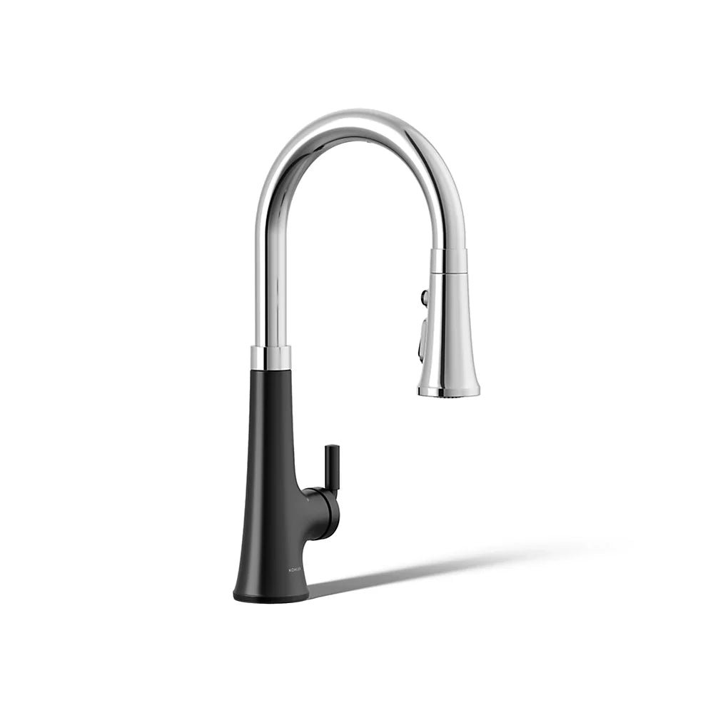 Pull-down kitchen sink faucet