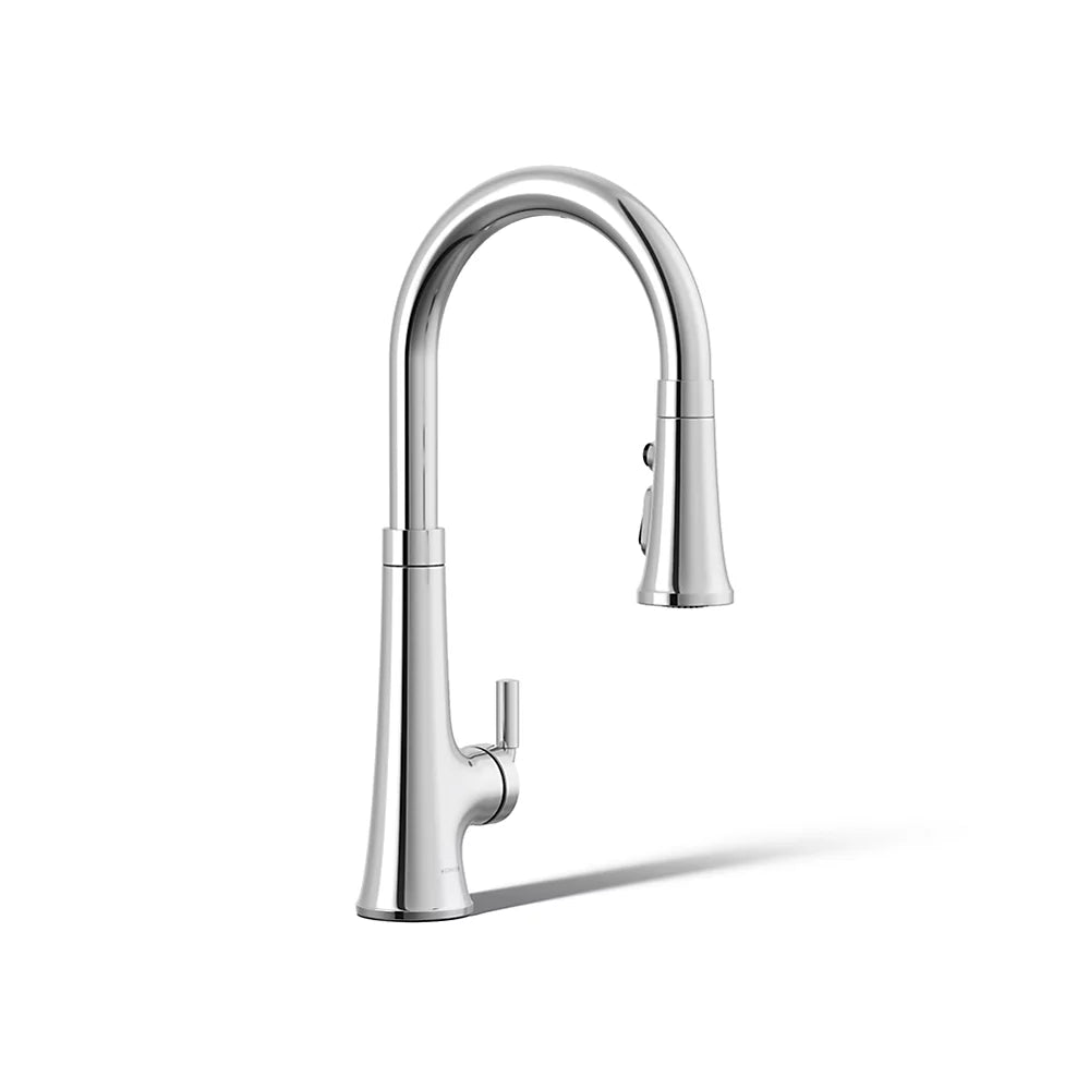 Pull-down kitchen sink faucet