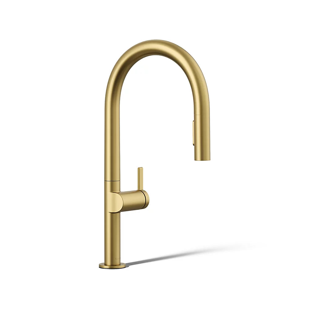 Pull-down kitchen sink faucet