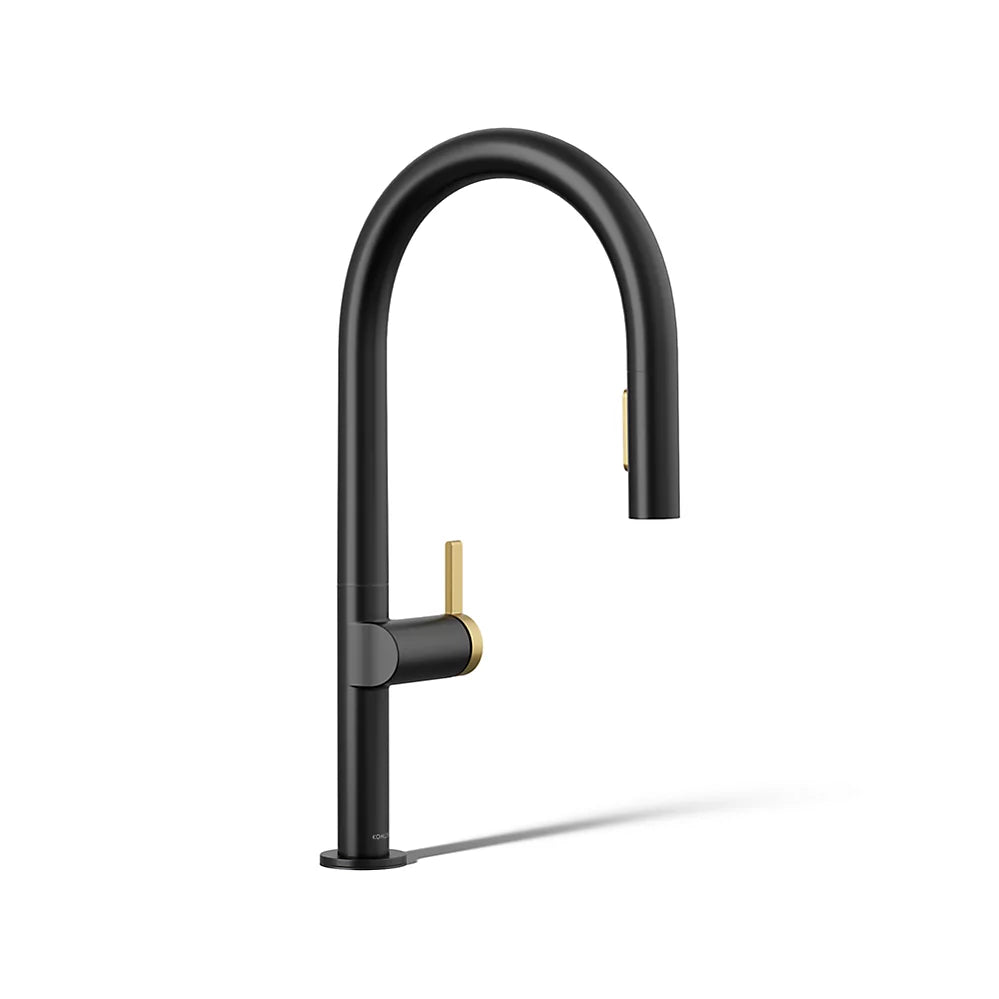 Pull-down kitchen sink faucet