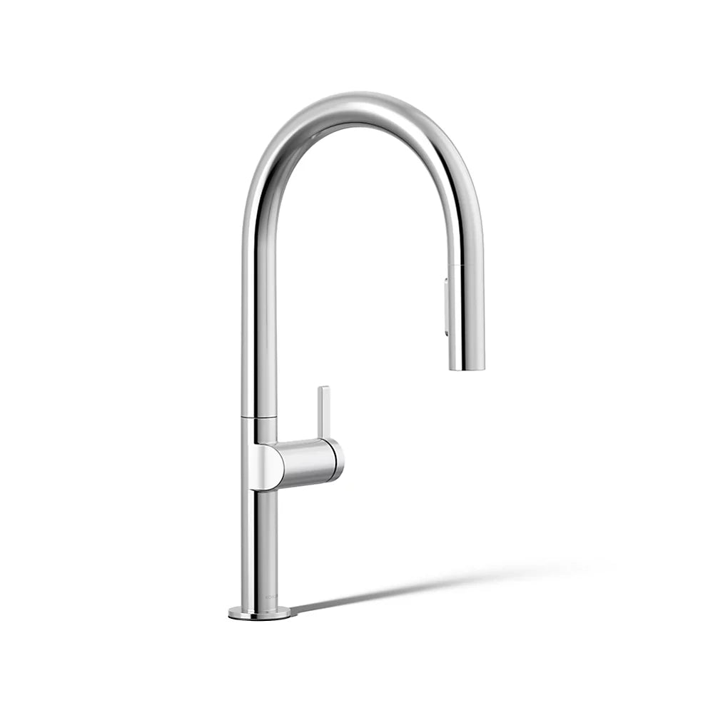 Pull-down kitchen sink faucet