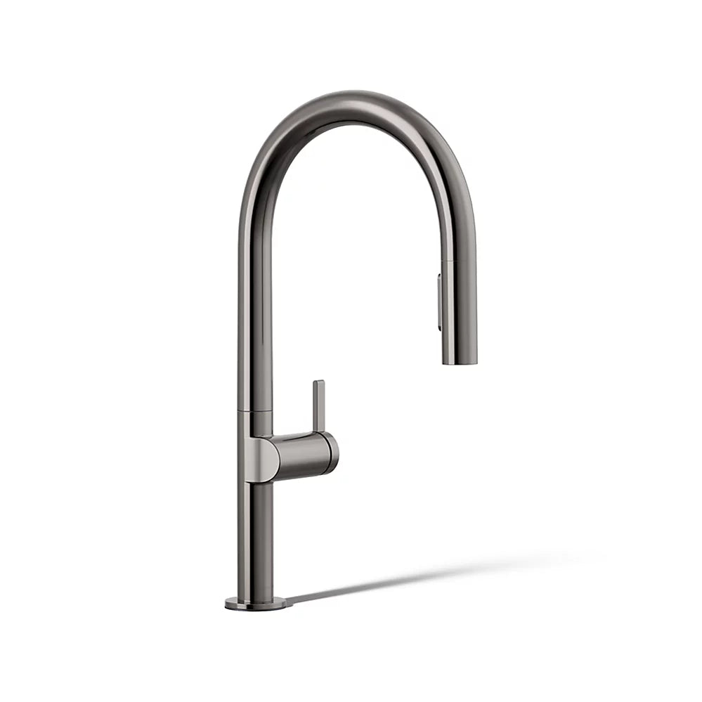 Pull-down kitchen sink faucet