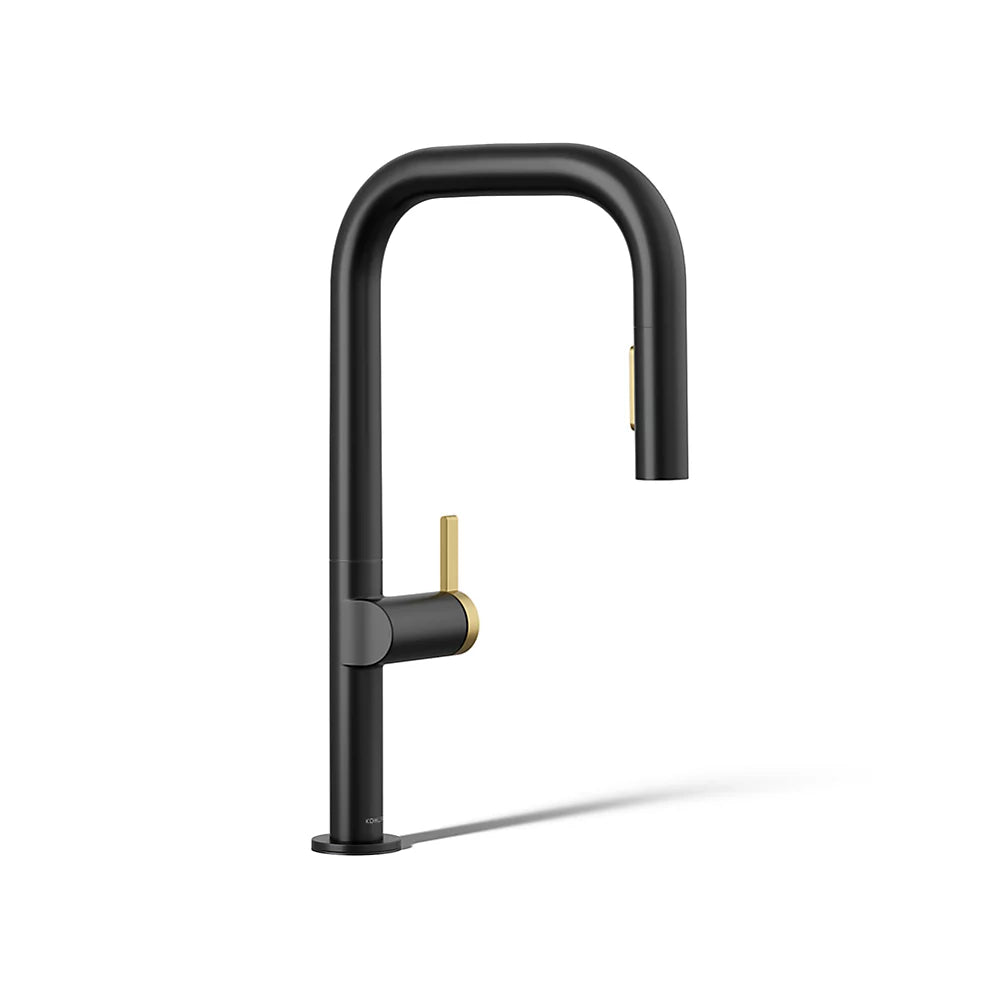 Pull-down kitchen sink faucet