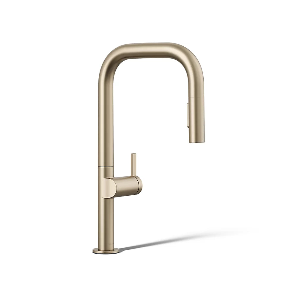 Pull-down kitchen sink faucet