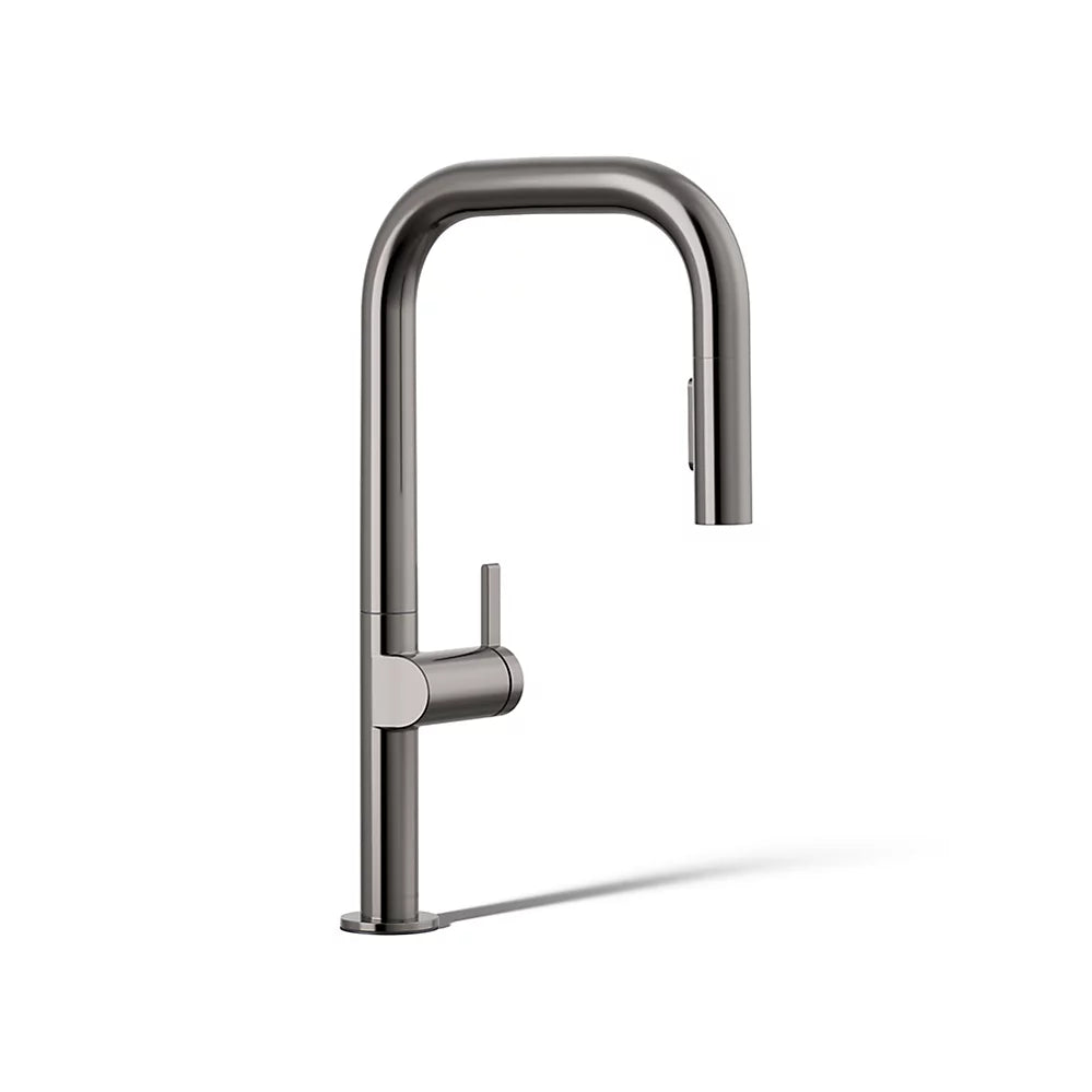 Pull-down kitchen sink faucet