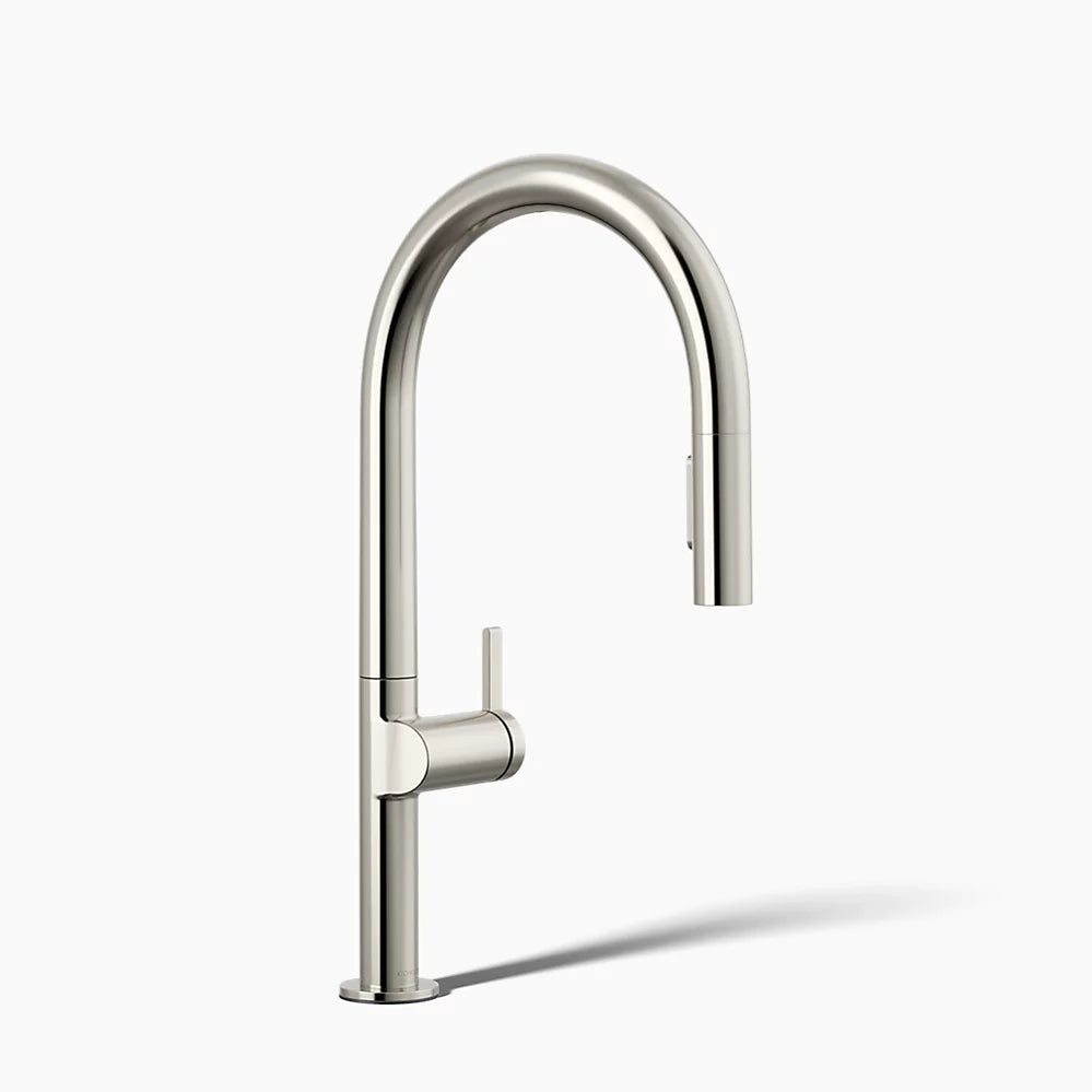 Pull-down kitchen sink faucet