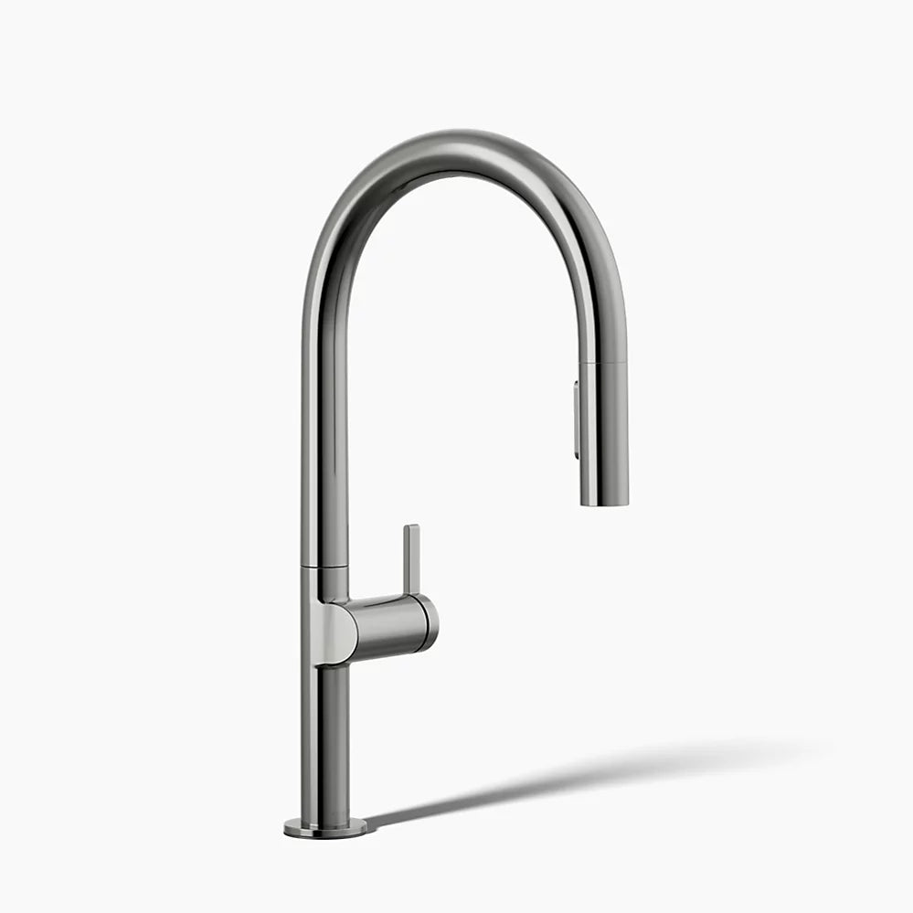 Pull-down kitchen sink faucet