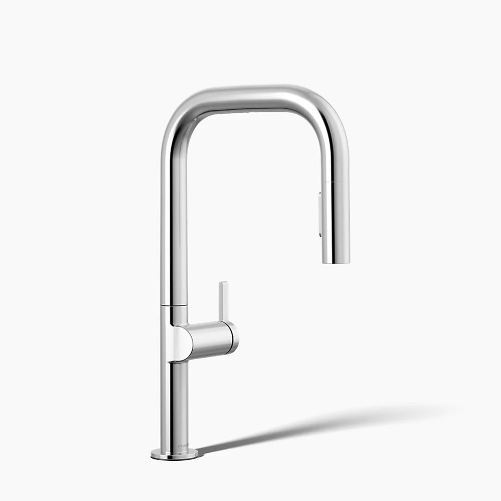 Pull-down kitchen sink faucet