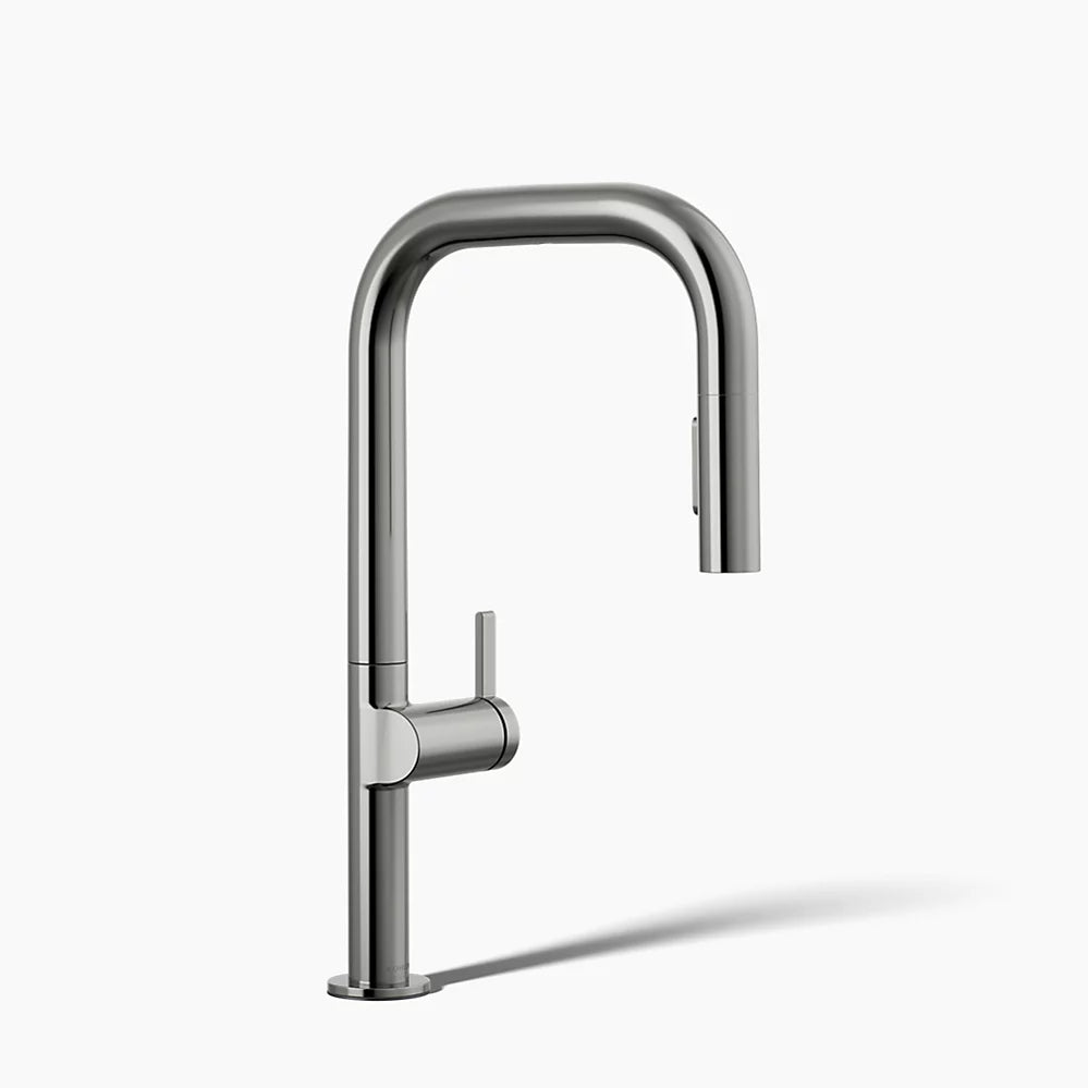 Pull-down kitchen sink faucet