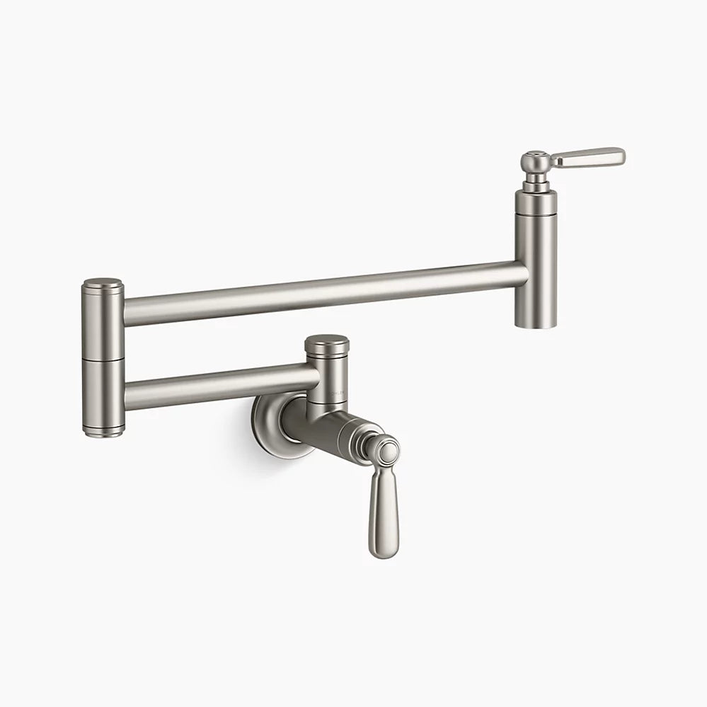 Wall-mount pot filler