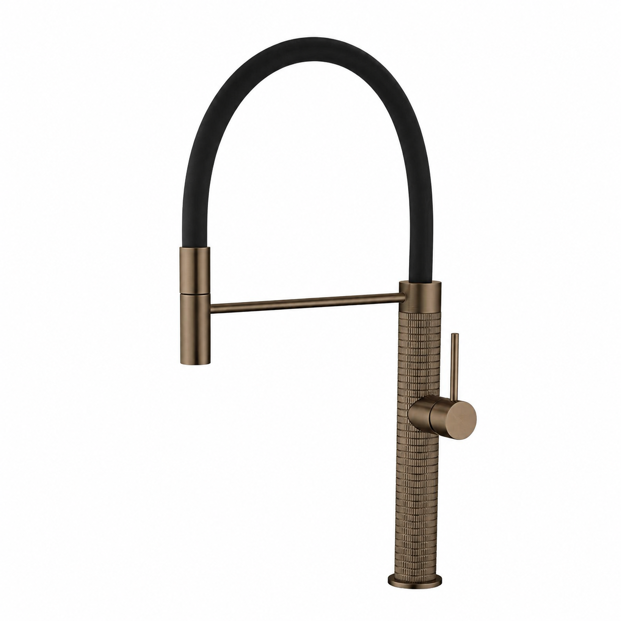 Montro Single-Handle Gooseneck Pull-Down Kitchen Faucet