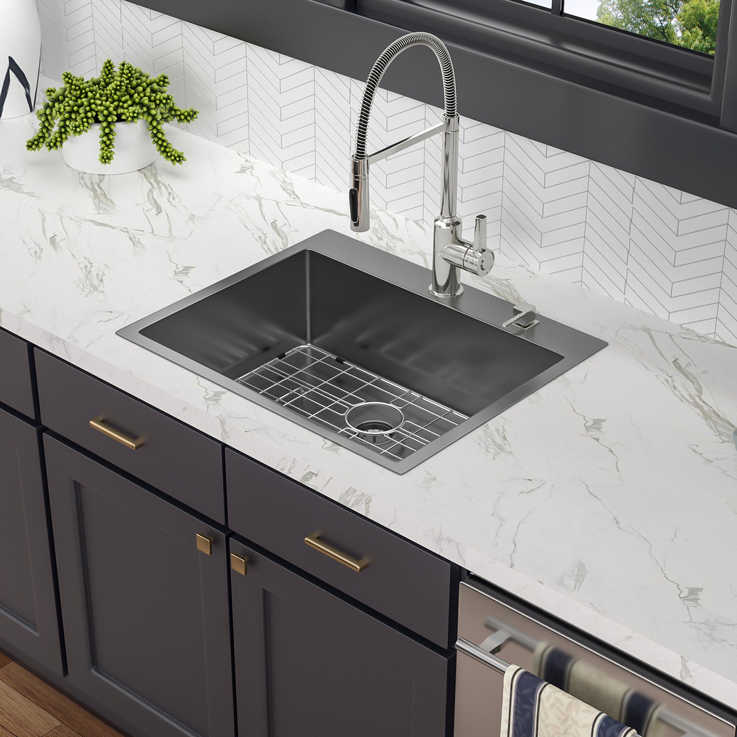 Summit Stainless Steel Topmount Kitchen Sink